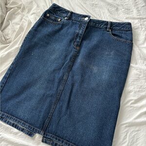 Isaac Mizrahi Jean Skirt